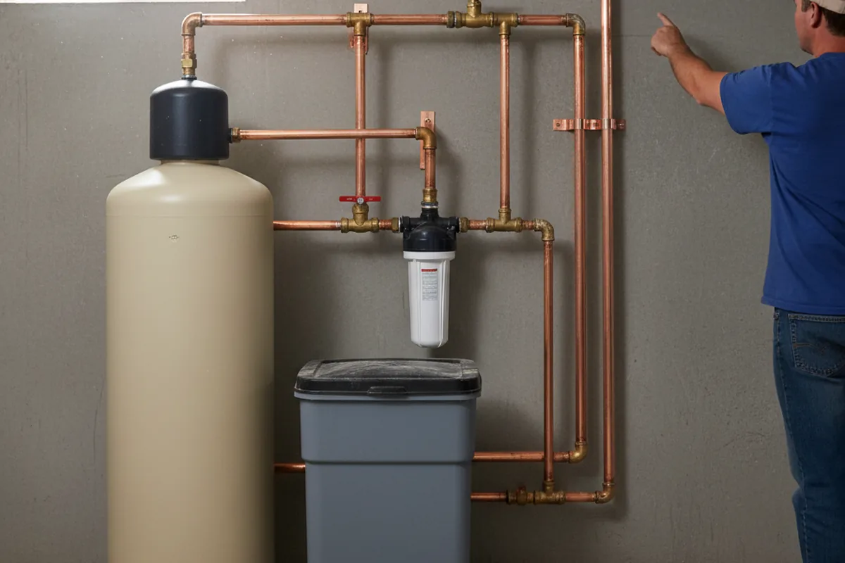 Whole-house water treatment system installed in Miller
