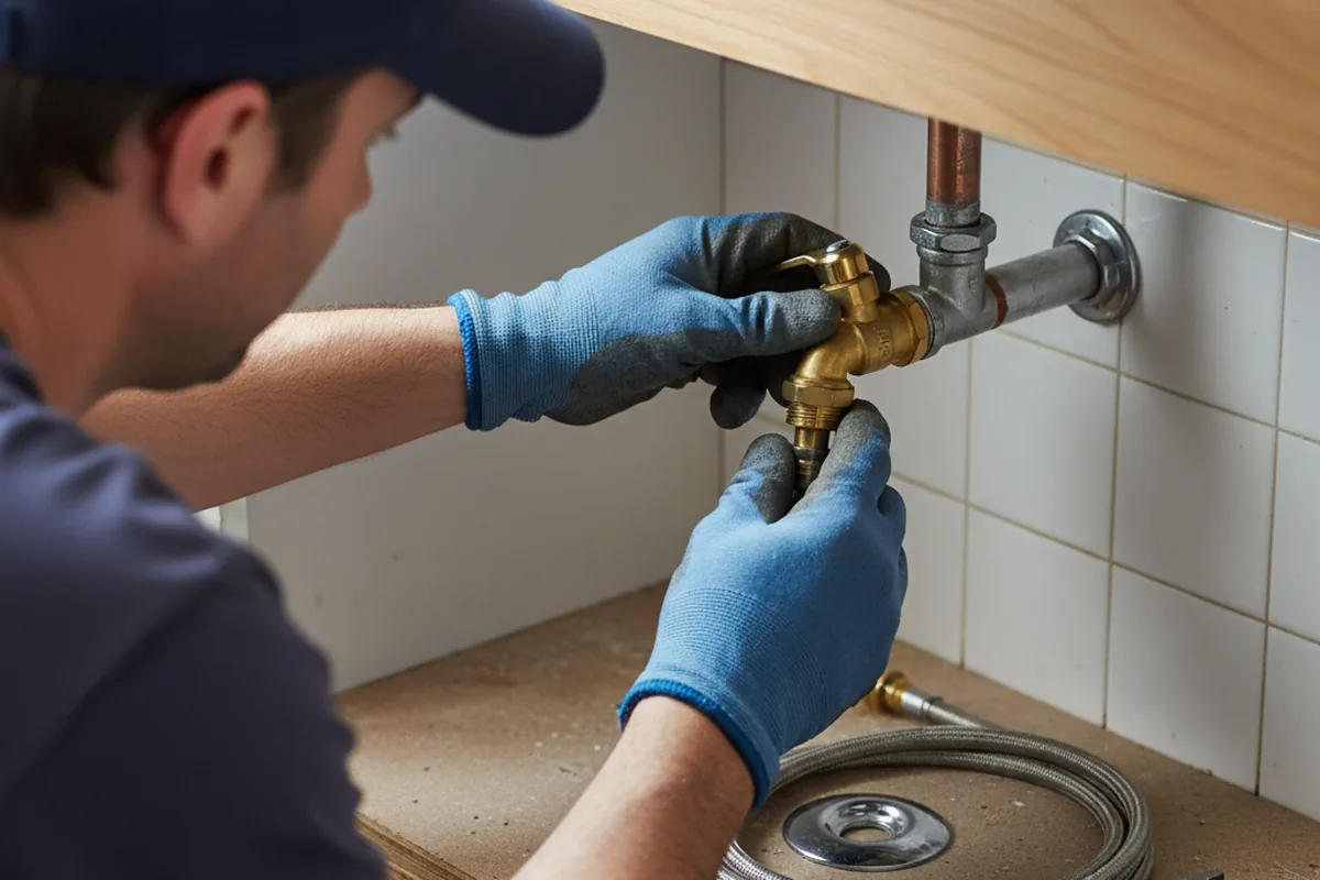 Shutoff valve and fitting work during Repiping in Miller